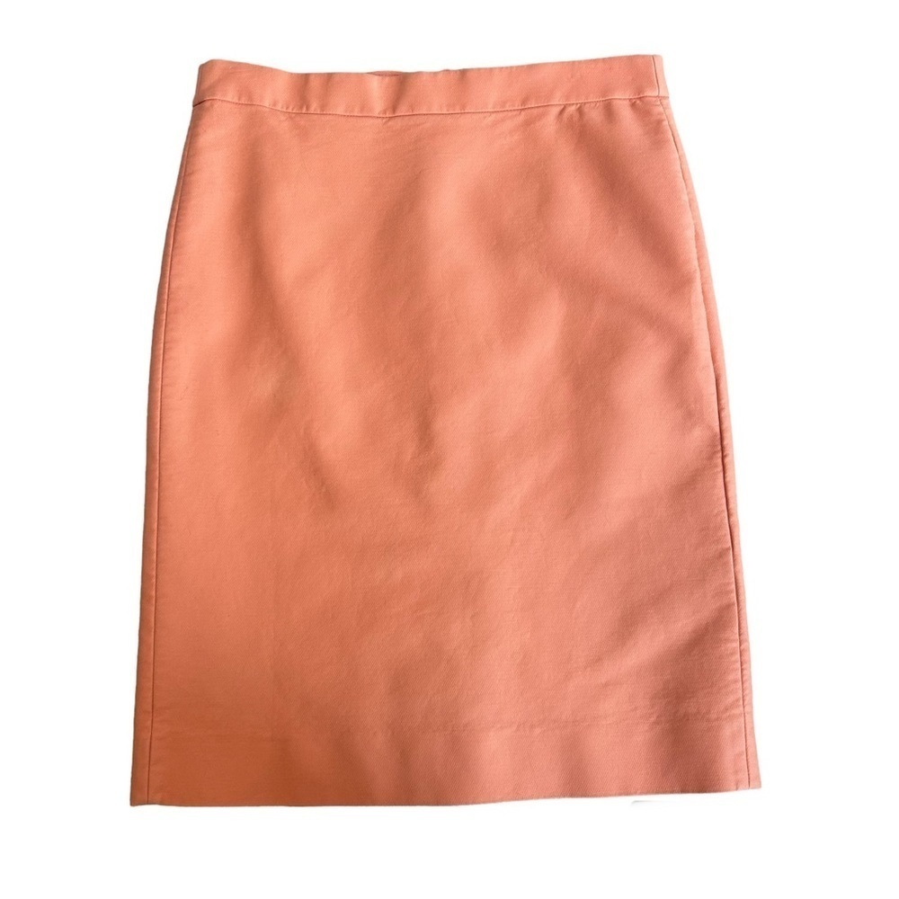 J. Crew peach No. 2 pencil skirt Sz 10 🇨🇦